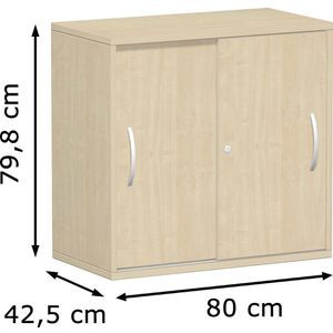 Produktbild für Schiebetürenschrank Geramöbel Flex, Holz