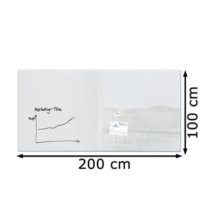Produktbild für Glas-Magnettafel Sigel GL225 Artverum, inkl. 2 Magnete