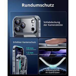 Produktbild für Handyhülle ESR Classic Hybrid HaloLock, MagSafe, transparent