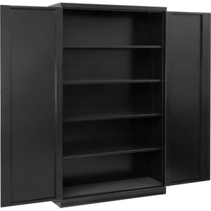 Werkzeugschrank Güde Typ C Black Line, aus Metall, schwarz