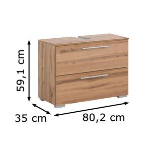 Produktbild für Waschbeckenunterschrank Schildmeyer Carlos 148599, stehend