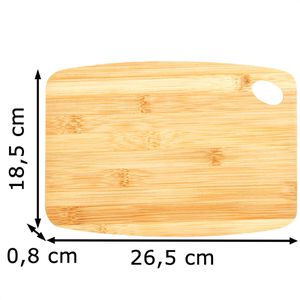 Produktbild für Schneidebrett Zeller 25230 aus Bambus