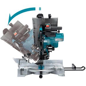 Produktbild für Kapp-Gehrungssäge Makita LH001GZ, XGT, Akku, Tischkreissäge
