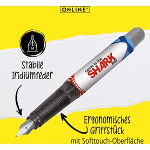 Produktbild für Füller Online College II Shark, Feder M