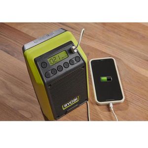 Produktbild für Baustellenradio Ryobi RR18-0 ONE+, Akku 18V