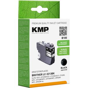 Produktbild für Tinte KMP B100 für Brother LC-3213BK