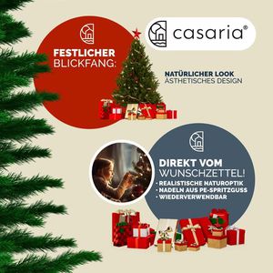 Produktbild für Weihnachtsbaum CASARIA 105268, Edeltanne, 140cm