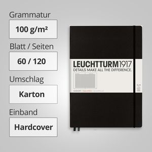 Produktbild für Notizbuch Leuchtturm1917 Master Slim, 310174, Karton Hardcover