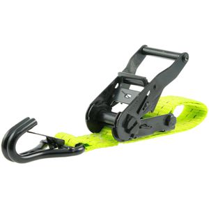 Produktbild für Spanngurt Sandax 300, grün, mit J-Haken &amp; Ratsche