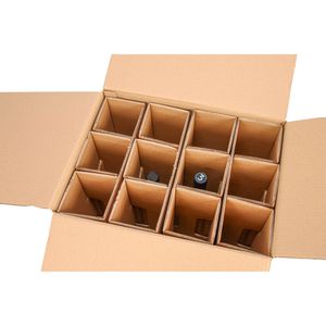 Produktbild für Flaschenkarton Smartboxpro Weinkarton, 5 Stück