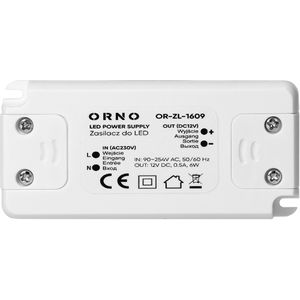 Produktbild für LED-Trafo Orno OR-ZL-1609, für innen