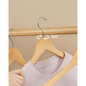Produktbild für Kleiderbügel Songmics CRW001-10, aus Ahornholz