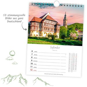 Produktbild für Bildkalender Trötsch 2027709, Deutschlandreise, Jahr 2027