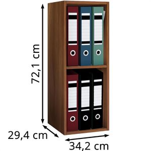 Produktbild für Aktenregal VCM Offas 916747, aus Holz