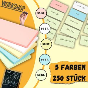 Produktbild für Moderationskarten perfect-line Pastell, 250 Stück