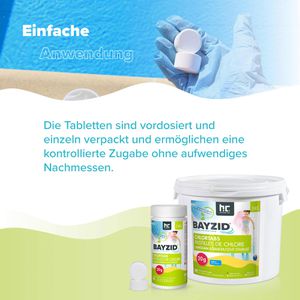 Produktbild für Chlor Höfer-Chemie BAYZID organisch, langsamlösliche Tabletten