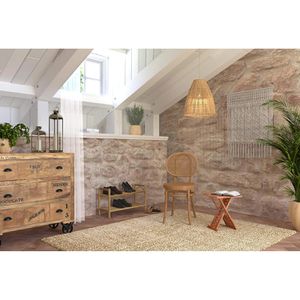 Produktbild für Beistelltisch Relaxdays 10021328, braun, aus Holz / Metall