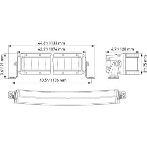 Produktbild für Zusatzscheinwerfer Hella Lightbar Black Magic 1FJ 358 196-621