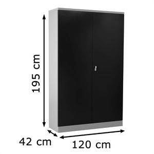 Produktbild für Werkzeugschrank G-Office FLC/NV.192, Metall, grau / anthrazit