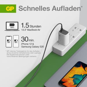 Produktbild für USB-Ladegerät GP Batteries GaN, 65 Watt