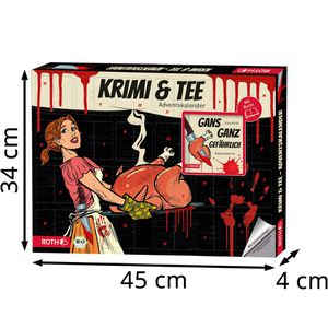 Produktbild für Adventskalender Roth 80687, Krimi &amp; Tee