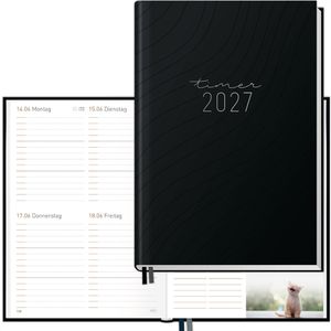 Produktbild für Buchkalender Häfft 11206-9 Chäff-Timer Classic, Jahr 2026/2027