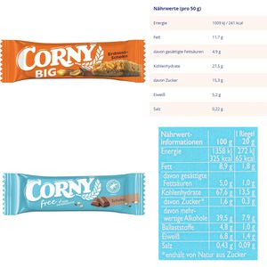 Produktbild für Müsliriegel Corny Bestseller-Box