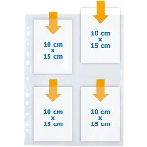 Produktbild für Fotohüllen Herma 7695 Fotophan, 10 x 15cm