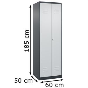Produktbild für Mehrzweckschrank CP-Möbel Classic Plus, abschließbar, grau