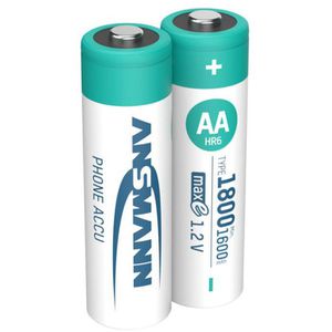Produktbild für Akku Ansmann Phone DECT maxE, 1,2 V, 1800 mAh