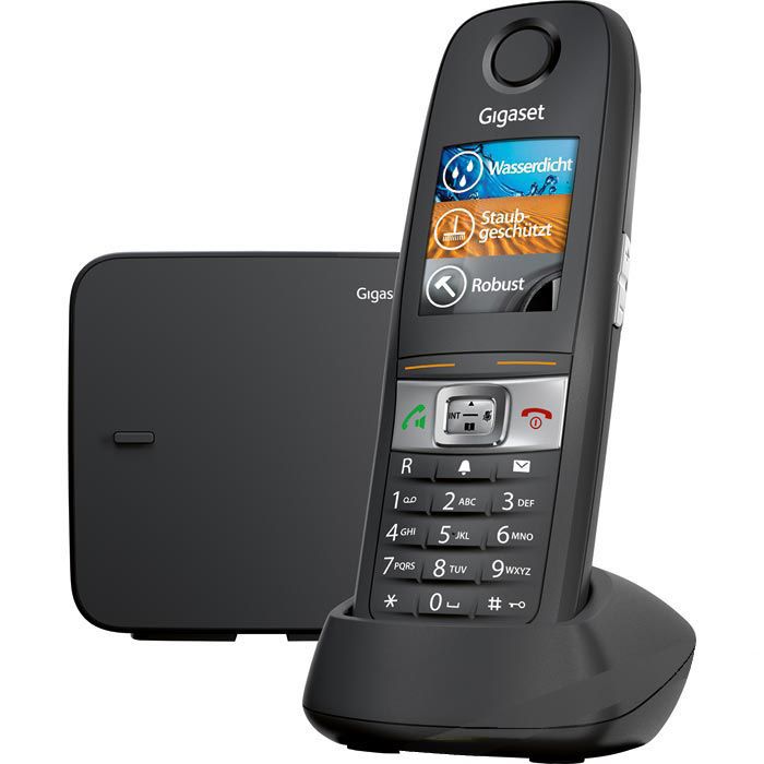 Gigaset E630 Telefon schwarz analog schnurlos – Böttcher AG