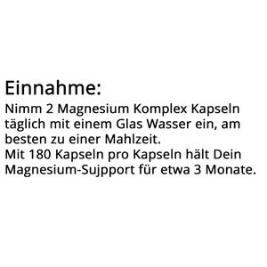 Produktbild für Magnesium gloryfeel Komplex, 365 Kapseln