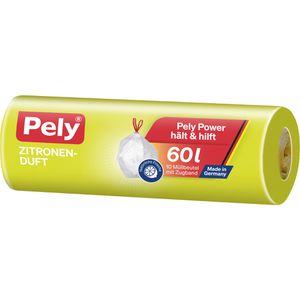 Müllbeutel Pely Zitronenduft, 54030236, 60 Liter