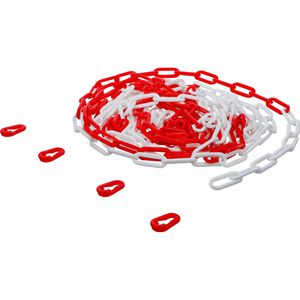 Absperrkette BGS-technic 80816, Länge 7,5m & 4 Karabinerhaken