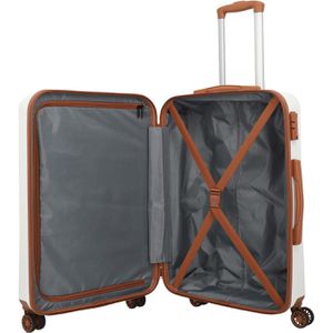 Produktbild für Koffer Travelite Bali weiß / cognac