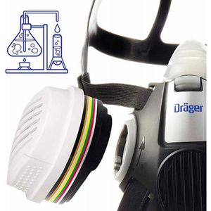 Produktbild für Atemschutzfilter Dräger Bajonett Kombifilter