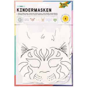 Bastelset Folia 23209 Kindermasken Tiere