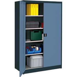 Produktbild für Werkzeugschrank Mauser MKST12/6/19, Metall, anthrazit / blau