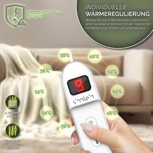 Produktbild für Heizdecke Sinnlein Wärmedecke XXL, creme
