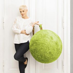 Produktbild für Sitzball Sitting-Ball FLUFFY, belastbar bis 100 kg