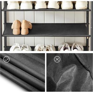 Produktbild für Schuhregal Vasagle LBS036B01, aus Metall