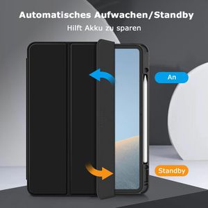 Produktbild für Tablet-Hülle Fintie Hybrid Slim Case, schwarz