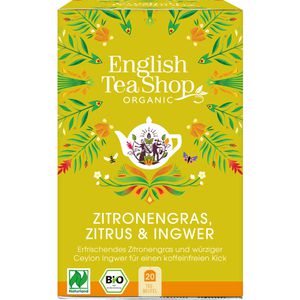 Produktbild für Tee EnglishTeaShop Zitronengras, Zitrus &amp; Ingwer, BIO