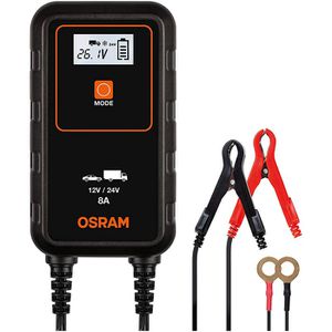 Osram Autobatterie-Ladegerät BATTERYcharge 908, 12 V / 24 V, 8 A