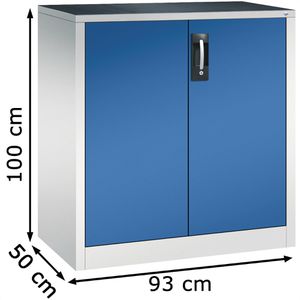 Produktbild für Werkzeugschrank CP-Möbel 8821-000, aus Metall, grau / blau