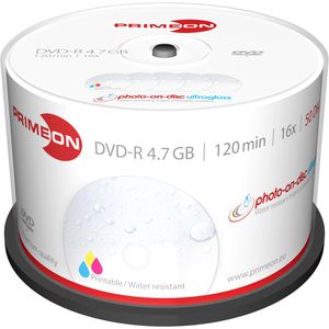 DVD-Rohlinge PRIMEON 2761207, bedruckbar, DVD-R