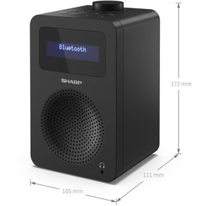 Produktbild für Radio Sharp Tokyo DR-430 BK DAB+