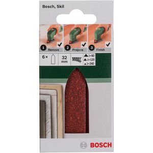 Produktbild für Schleifpapier Bosch 2609256A41, Körnung 60-240 Set