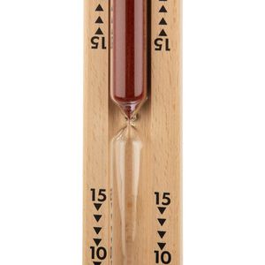 Produktbild für Sauna-Sanduhr TFA 40.1001 Buchenholz hell
