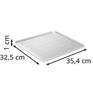 Produktbild für Backblech Hendi GN 2/3, silber, gelochtes Aluminium